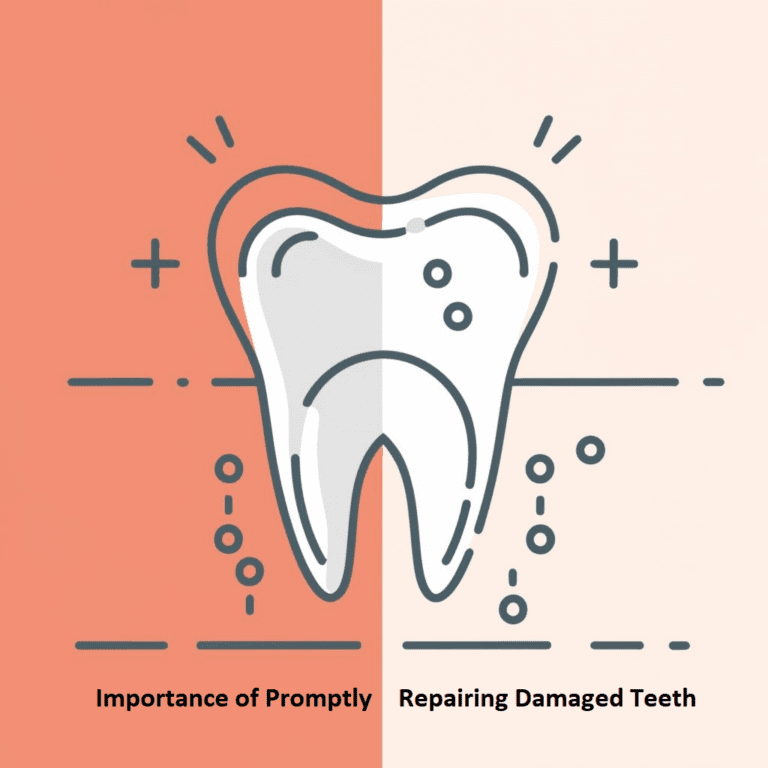 Repairing damaged teeth