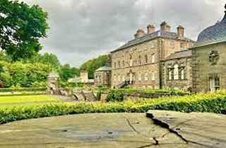 Strolling inside the Pollok Country Park near student accommodation in Glasgow