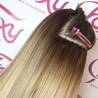 Weft hair extensions