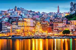 Porto city in Portugal