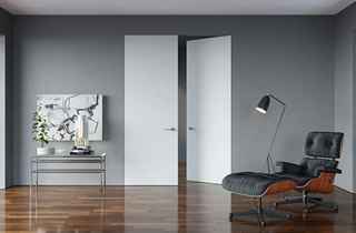 modern frameless door