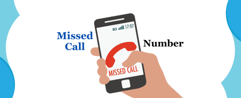 missed call number service provider