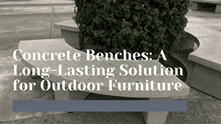 concrete benches