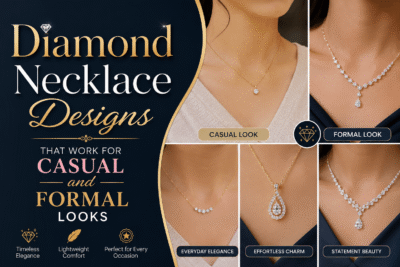 Diamond Necklace Designs That Work for Casual and Formal Looks