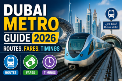 Dubai Metro Guide 2026: Routes, Fares, Timings