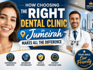 give me a thambnel "How Choosing the Right Dental Clinic in Jumeirah Makes All the Difference"