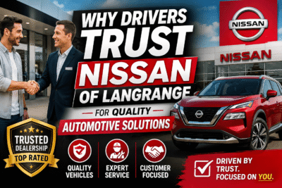 give me a thambnel "Why Drivers Trust Nissan of Langrange for Quality Automotive Solutions"