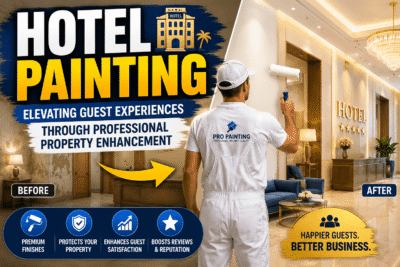 give me a thambnel "Hotel Painting: Elevating Guest Experiences Through Professional Property Enhancement"