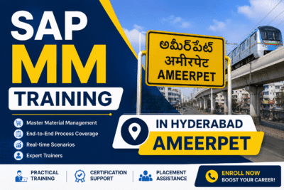 SAP MM training in Hyderabad Ameerpet
