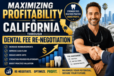 Maximizing Profitability in California Through Dental Fee Re-Negotiation