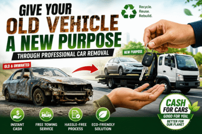 Give Your Old Vehicle a New Purpose Through Professional Car Removal