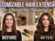 "Customizable Hair Extensions for a Natural Hair Transformation"