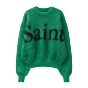 Saint Michael Logo Mohair Knit