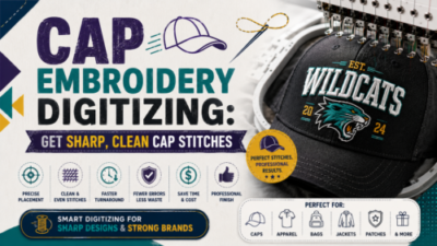 Cap Embroidery Digitizing